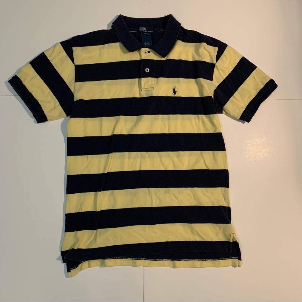 Polo by Ralph Lauren Striped Shirt Blue and Yellow